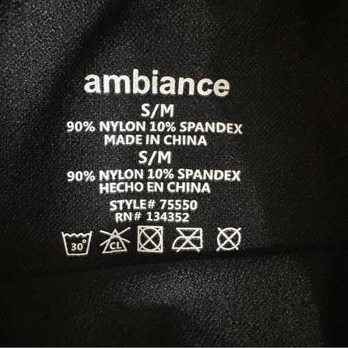 Pantaloncini biker Ambiance donna vita alta colore nero - Foto 4 di 8