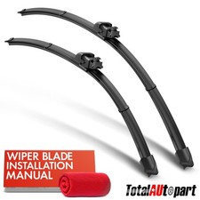 2x 26" & 20" Gen2V5 Windshield Wiper Blades for BMW X3 X4 Jaguar E-Pace Front