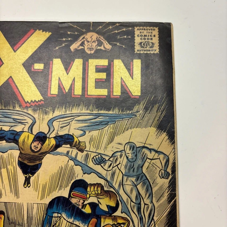 X-Men #25 Bonito superhéroe de la Edad de Plata sin restaurar de colección Marvel Comic 1966 en muy buena condición Foto 4 de 4