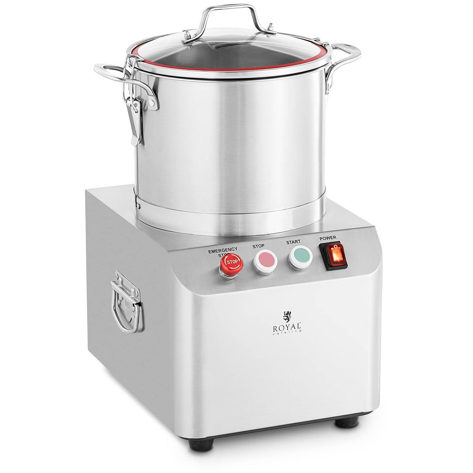 Tischkutter Küchencutter Kutter Küchenmaschine 1400 U/min 8 L Edelstahl Gastro