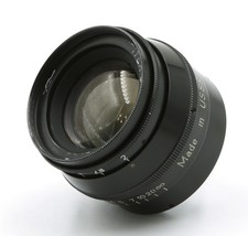 Early Black Jupiter-8 50mm f/2 Lens M39 LTM KMZ Soviet Sonnar Lens for Leica