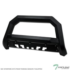 Topline For 2019-2024 Dodge Ram 1500 Avt Angular Bull Bar Grille Guard Matte Blk Topline For 2019-2024 Dodge Ram 1500 Avt Angular Bull Bar Grille Guard Matte Blk