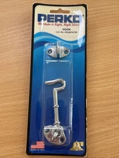 PERKO Chrome Plated Bronze 3"  Cabin Door Hook - 0956DP4CHR - Use #6 Screws