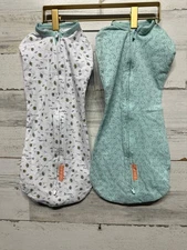Size 0-3m (Small/Medium) SwaddleMe Sleepsacks by Ingenuity Pod (2 Pieces)- Very