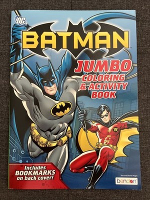 Batman Jumbo Coloring And Activity Book Dark Knight Robin Joker DC Comics