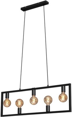 Briloner Pendel Decken Leuchte Lampe KOTAK Metall schwarz 98 cm