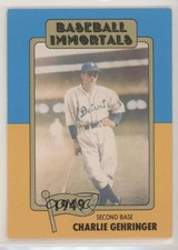 1980-84 SSPC Baseball Immortals 1st Printing Charlie Gehringer #57 HOF 0q3