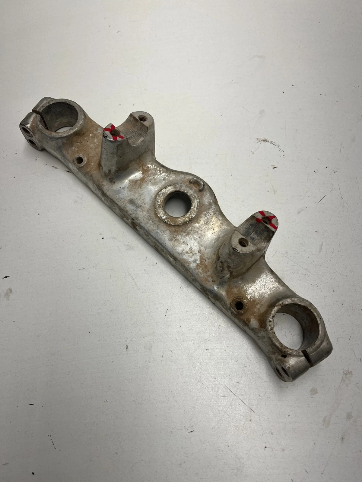 85 1985 Honda ATC250R Atc 250 r OEM Upper Triple Clamp READ