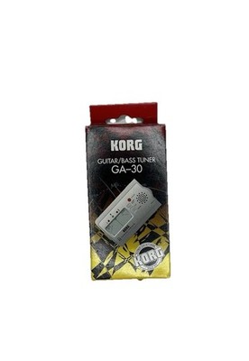 Korg GA-30 Guitar & Bass Tuner Stimmgerät High-Precision Clip On LCD neuwertig