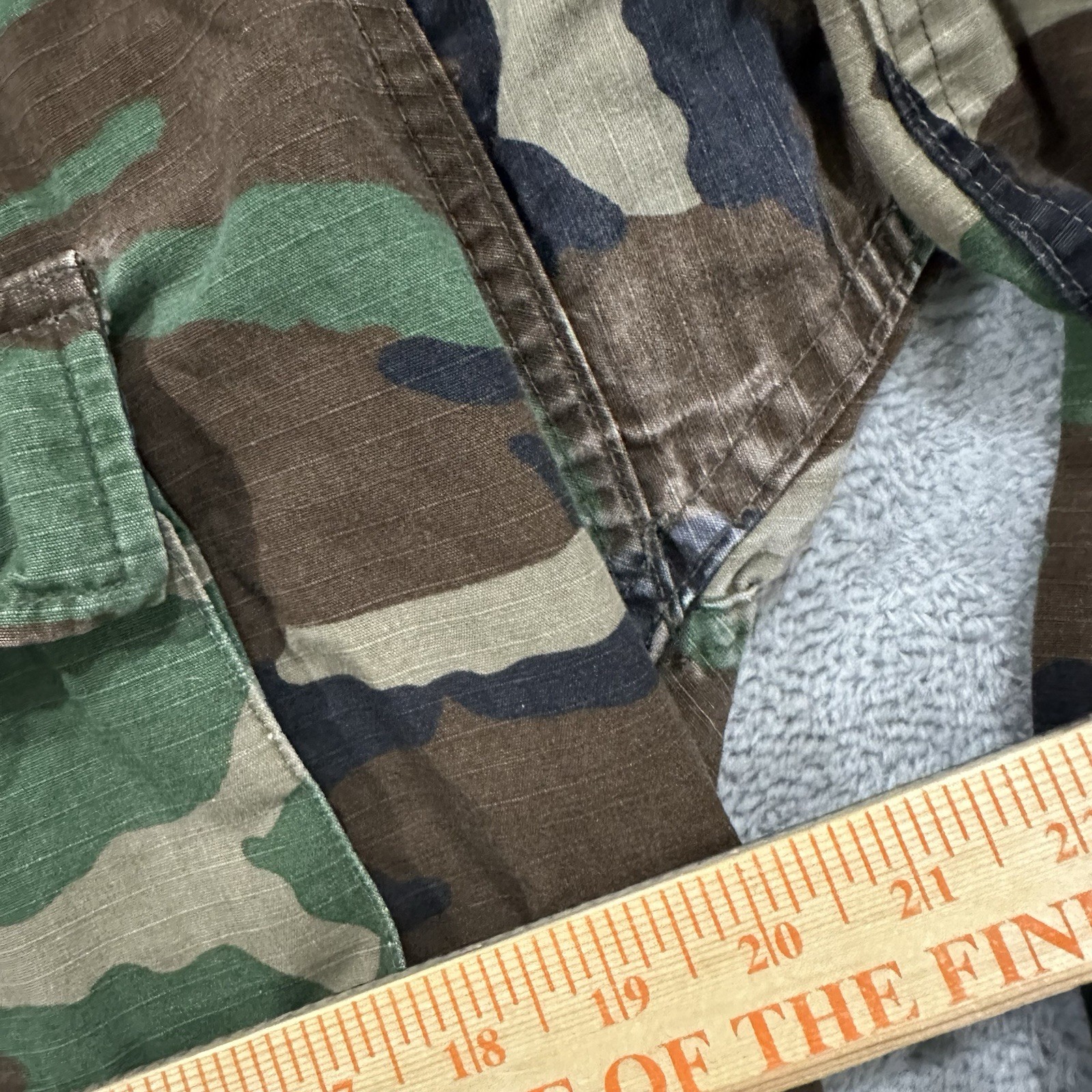 Propper Utility Jacket Men Medium Camo Green Butt… - image 4