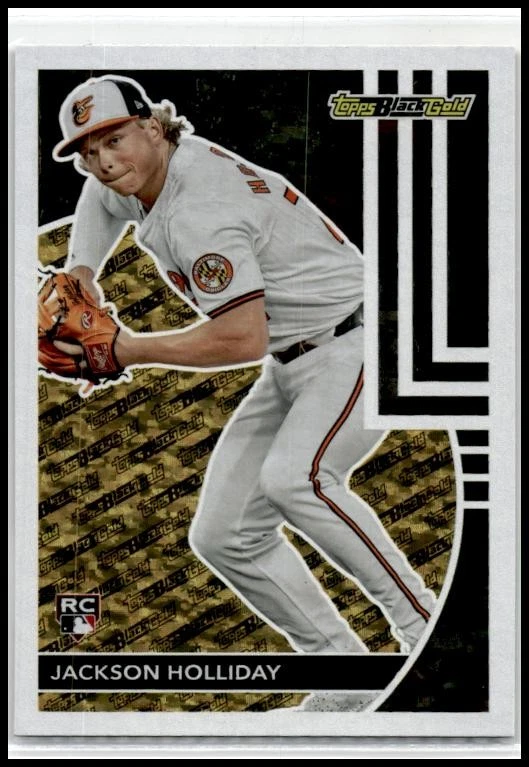 2024 Topps Update Topps Black Gold #BG-24 Jackson Holliday Baltimore Orioles