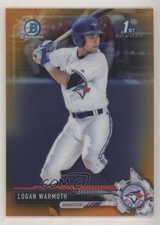 2017 Bowman Draft Chrome Orange Refractor 6/25 Logan Warmoth #BDC-194 05jd