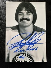 Jerry Korab Signed Buffalo Sabres  4x6  Photograph