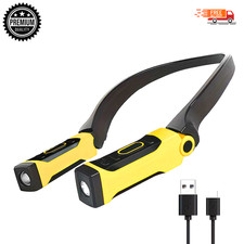 LED Neck Reading Light USB Rechargeable Hands Free Flexible Book Lamp