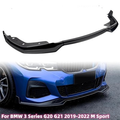 Car Front Bumper Splitter Lip For BMW 3 Series G20 G21 320i 330i 2019-2022 M