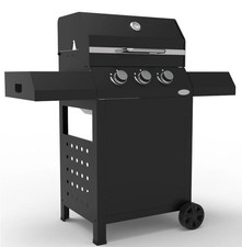 Barbecue IMOR Barbecue à gaz Cazorla Pierre de lave Chariot de barbecue...