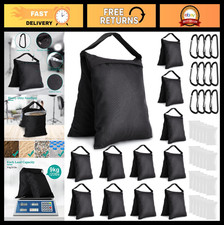 12 Pack Heavy Duty Sandbags for Photography Light Stand, Backdrop, Canopy, Tent