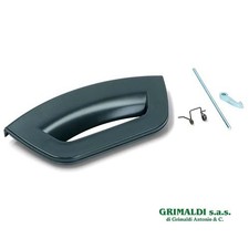 KIT MANIGLIA GRIGIA PER SPORTELLO OBLÒ LAVATRICE ARISTON HOTPOINT C00286151