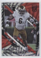 2021 Panini Donruss Elite Rookies Razzle Dazzle Jeremiah Owusu-Koramoah #161 2qw