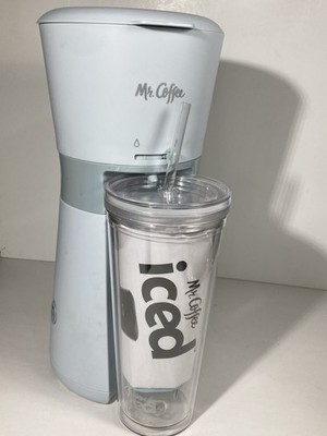 Mr. Coffee Iced Coffee Maker Machine Soft Blue Color BVMC-ICMCG-R2