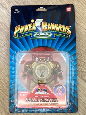 1996 Vintage Bandai Power Rangers Zeo Figur Drill Master NEU MOC Blister