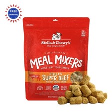 Stella Chewy Freeze Dried Raw Beef Meal Mixers Dog Food Topper Mixer 35 oz
