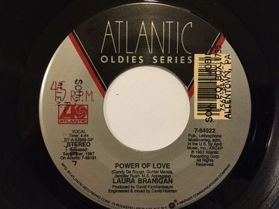 Laura Branigan - Power Of Love / Shattered Glass, 7'', (Vinyl)
