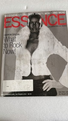 ESSENCE Magazine, September, 2000 - Fashion Special W/Alek Wek - Model Life
