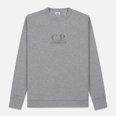C.P. COMPANY LOGO SWEATSHIRT GREY SIZE XL ''NWT''