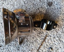 * phare en verre a acetylene  moto de collection ancetre
