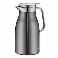 Alfi Isolierkanne Skyline, Thermokanne, Edelstahl Cool Grey Matt 1 L, 1321234100