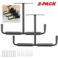 2Pcs Heavy Duty Garage Storage Screw in Utility Tool Wall Mount Bike Hanger Hook