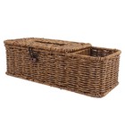 Imitation Rattan Gewebefall -Gewebehalter Multifunktionales Gewebegewebefall