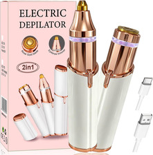 Facial Hair Removal for Women,2 in 1 Electric Hair Removal Device for Chin Upper