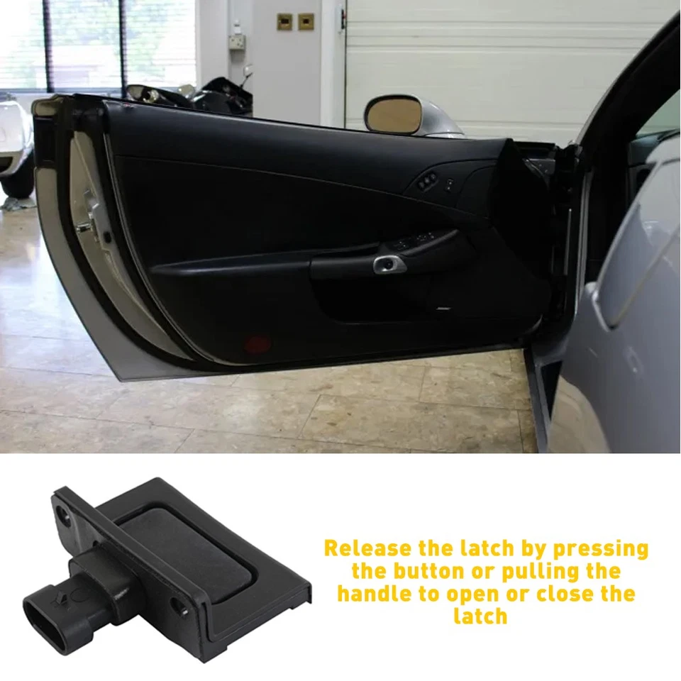 Interruptor de liberación de manija de puerta Fit 05-13 Chevrolet C6 Corvette 04-09 Cadillac XLR 2x Foto 4 de 4