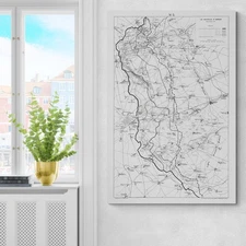 1917 Military Map of Battle of Arras – Trenches, Troops & Strategic Positions