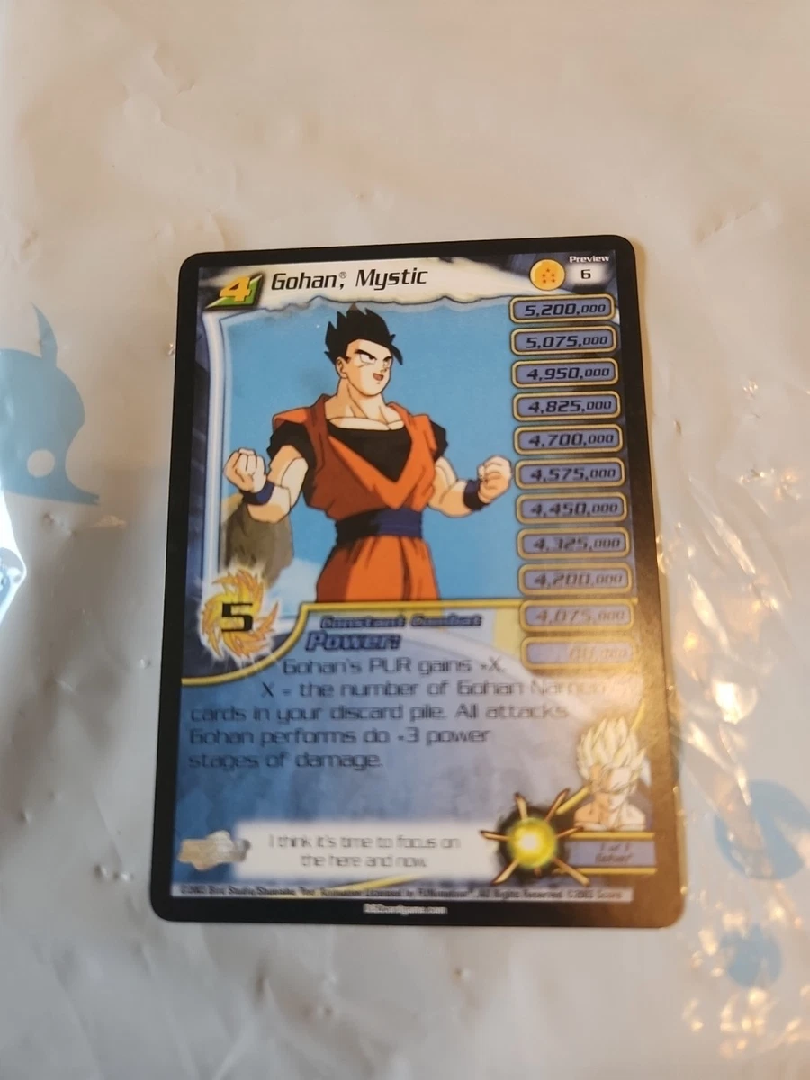 Dragon Ball Z TCG Rare Individual Collectible Card Game Cards for