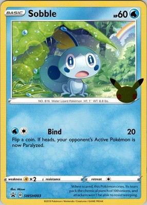 Sobble First Partner Pack SWSH003 JUMBO CARD NM