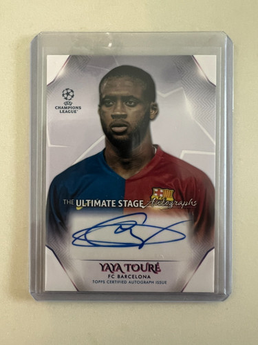 2022-23 Topps UEFA Club Competitions Yaya Toure AUTO - FC Barcelona