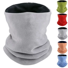 Neck Gaiter Bandana Face Mask Cooler Windproof Warm Thermal Gator Shield Hat