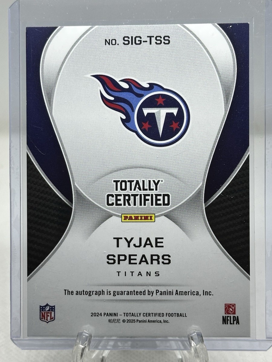 2024 Totally Certified Tyjae Spears Signatures Autograph #SIG-TSS
