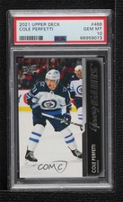 2021-22 Upper Deck Series 2 Young Guns Cole Perfetti #466 PSA 10 GEM MT q4n