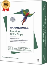 Premium Color Printer Copy Paper 32lb 8.5x11 Inch 500 Sheets 100 Bright White