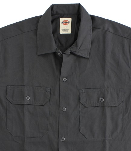 Dickie's Men's Work Shirts, Cotton Blend Short-Sleeved Shirts, Front Pockets - Picture 7 of 11