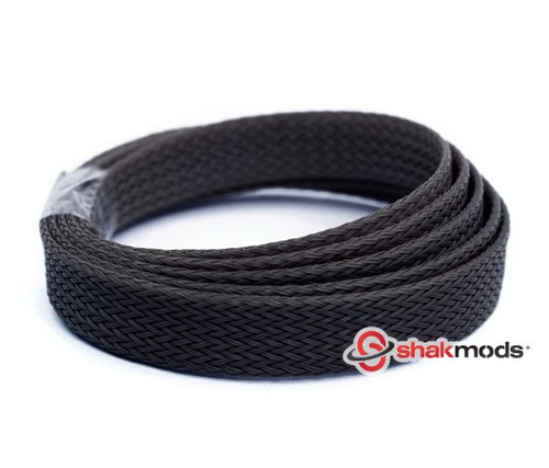 Braided Sleeving Cable Harness Sheathing Expanding Sleeve in Black. Many sizes! - Picture 13 of 17