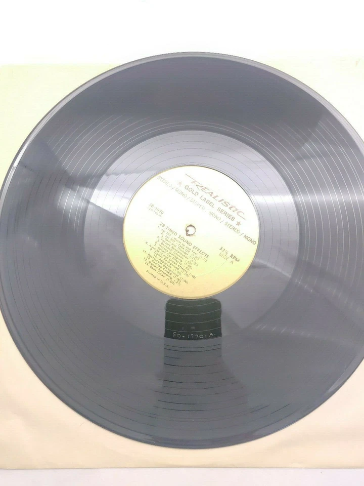 Realistic Records - 28 Timed Sound Effects LP (1970) - Vinyl LP - Mono/Stereo - Image 3 of 4