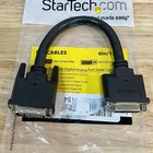 StarTech DVIEXTAA6IN 6in DVI-I Dual Link Port Saver Cable M/F NEW (Open)