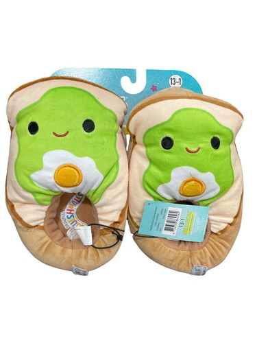 Squishmallow Avocado Toast Slippers 2021 New Kids Size 13-1 NEW WITH TAG 4714379884562 | eBay