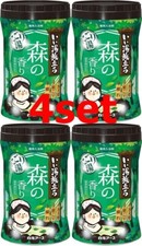 Japanese Onsen Bath Salt powder bottle Iiyu tabidachi nigoriyu FOREST 660g 4 set