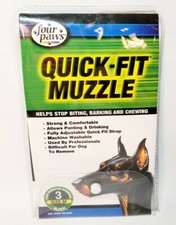 FOUR PAWS - Quick Fit Muzzle for Dogs - Size 3 Medium